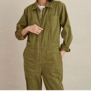 Alex Mill Zip-Front Jumpsuit Army Olive / SM